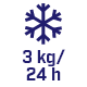 Zdolność zamrażania 3  kg/24h