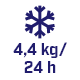 Zdolność zamrażania 4,4kg/24h