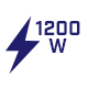 Moc 1200 W